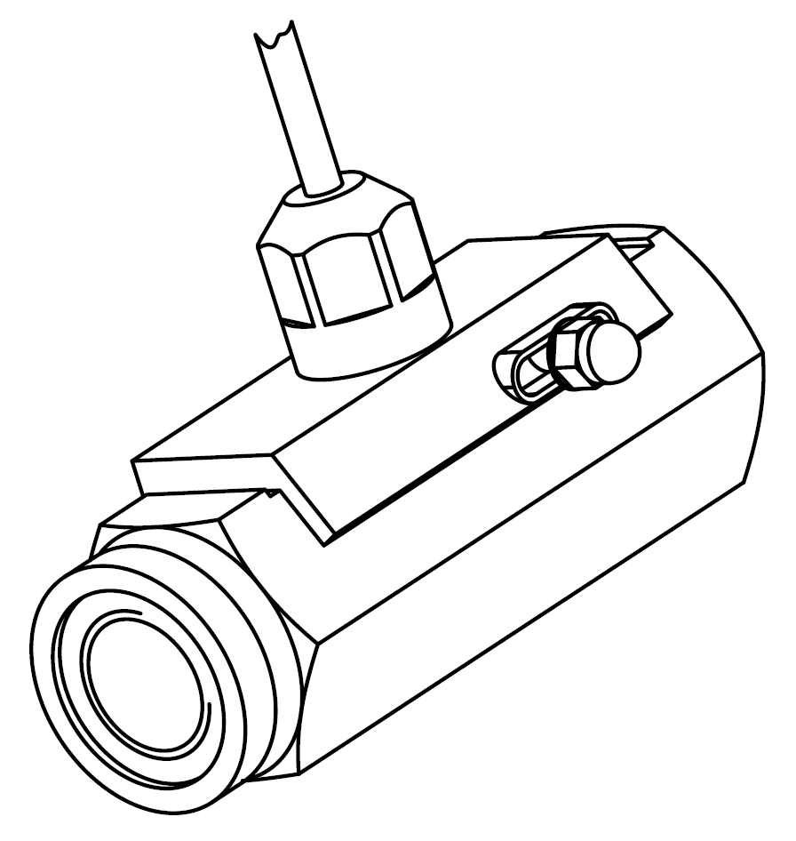 Sketch of the oil flow switch part no. 347 502 02 (cannot be ordered individually)