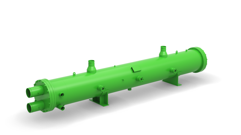 Example: flooded evaporator of the FEV HP series