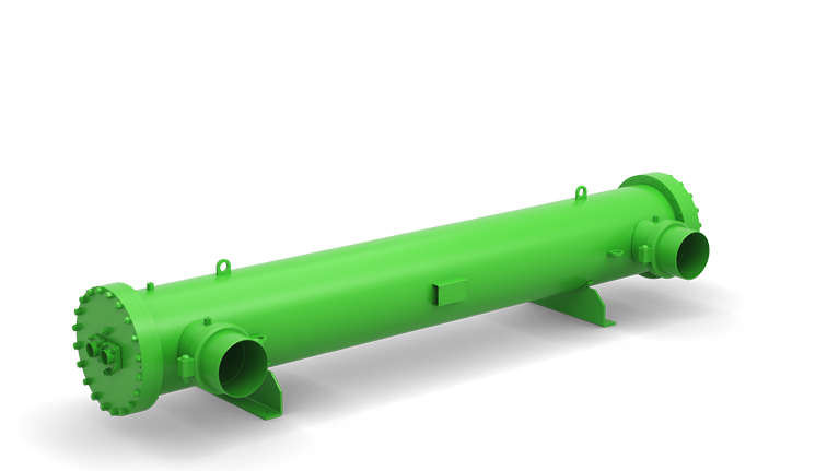 Example: direct expansion evaporator of the DM series