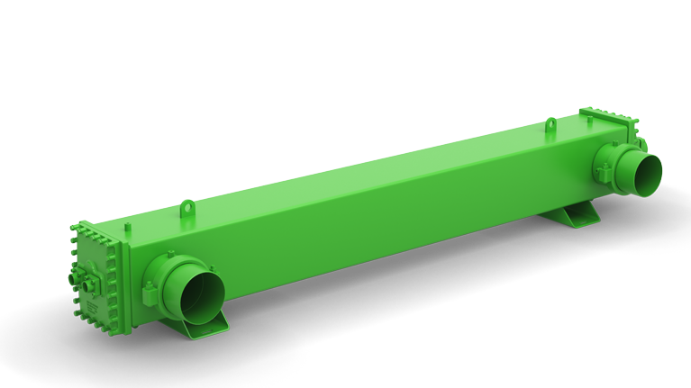 Example: direct expansion evaporator of the SQD series