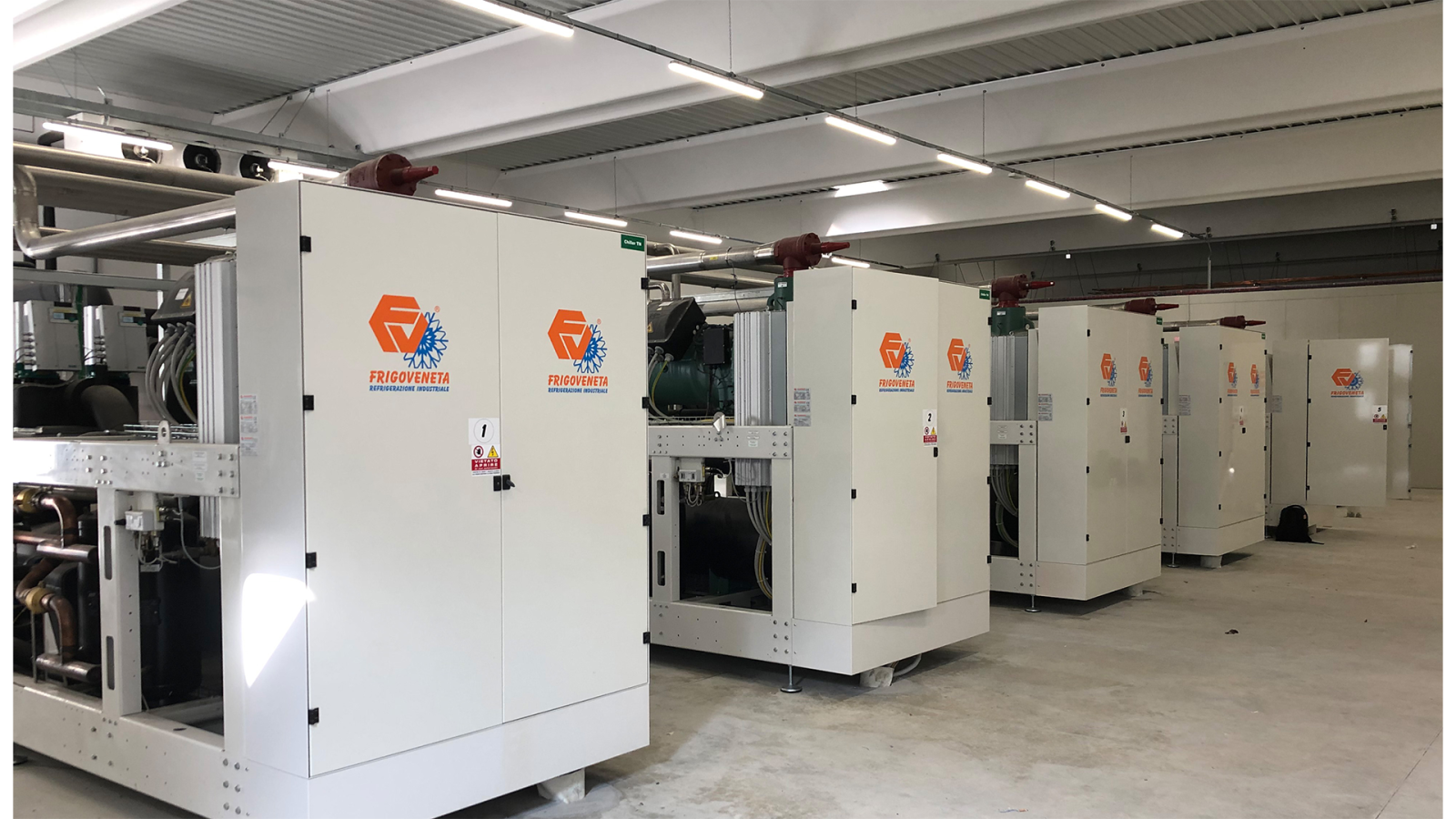 Five chillers by FRIGOVENETA