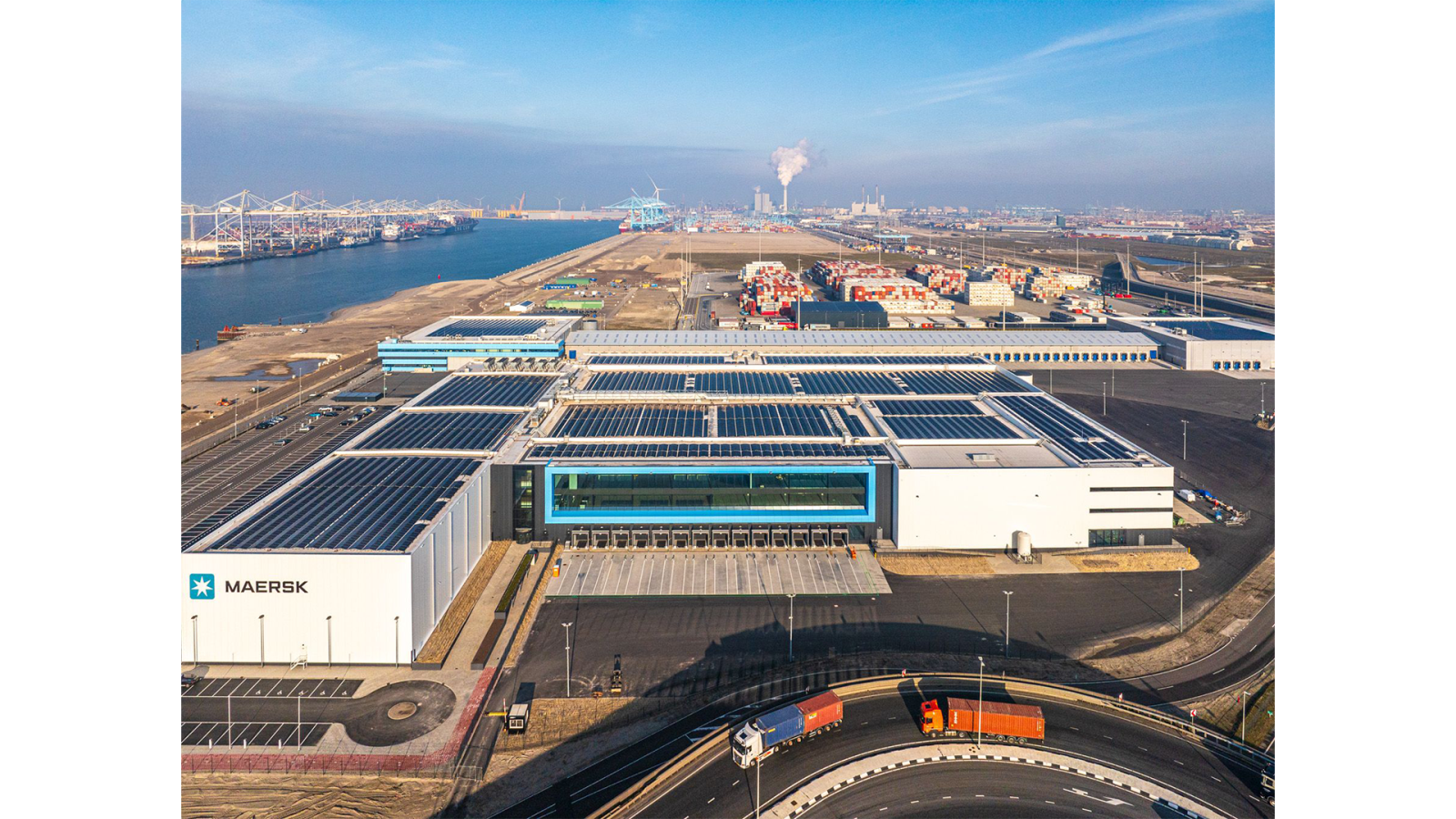 Maersk distribution centre outside view