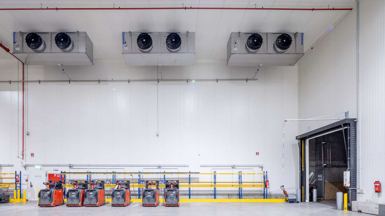 Die neue Kälteanlage sorgt für die richtigen Temperaturen auf einer Raumfläche von insgesamt 9.240 m2 