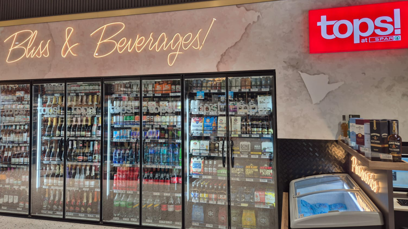 SPAR market refrigerated display