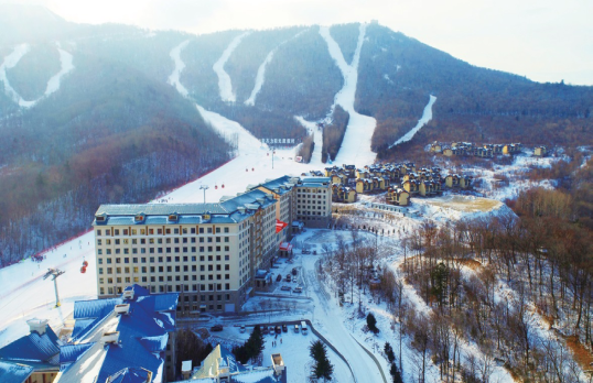 View of the Yabuli ski resort