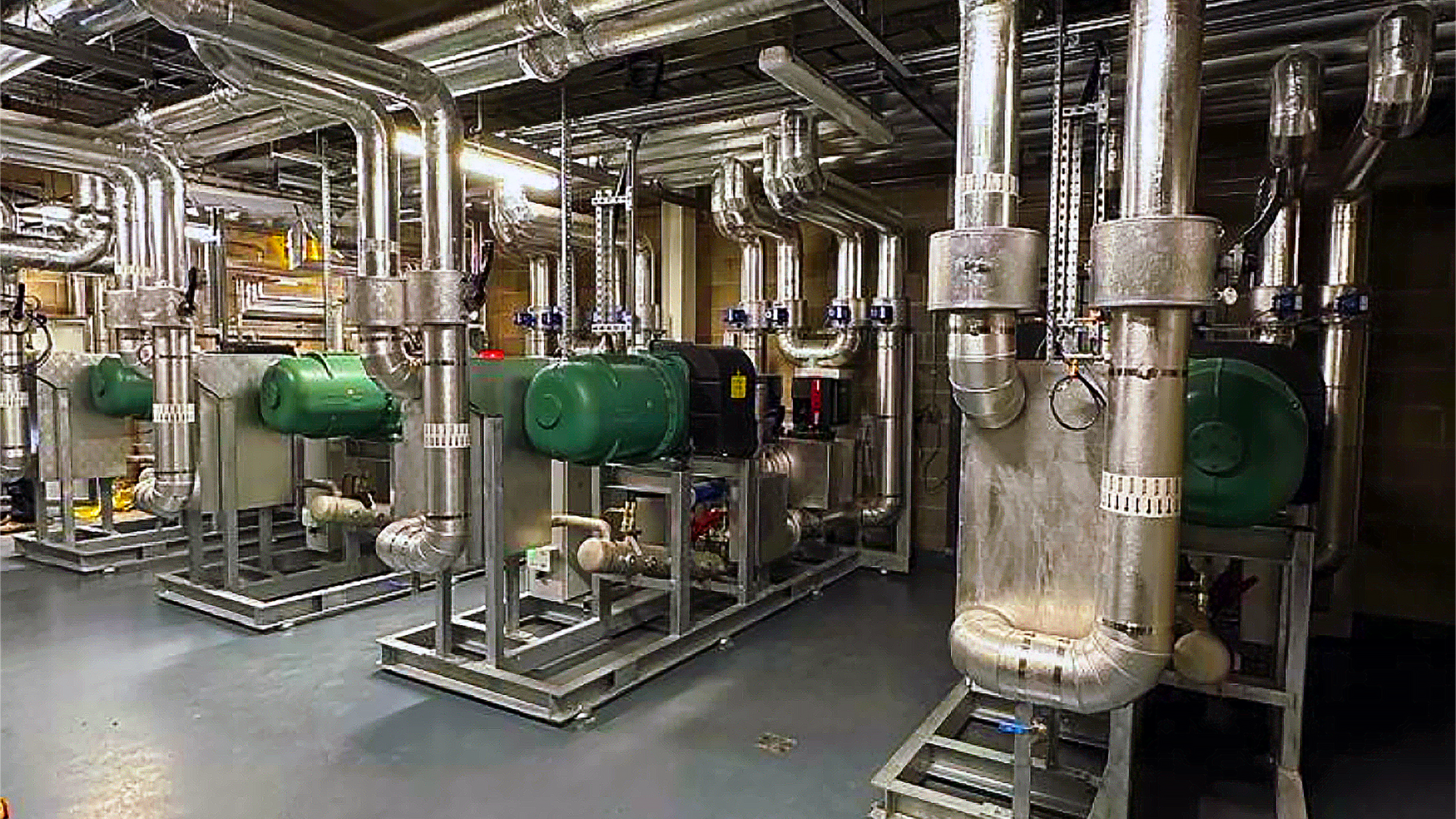Refrigeration system at Lee Valley Ice Centre