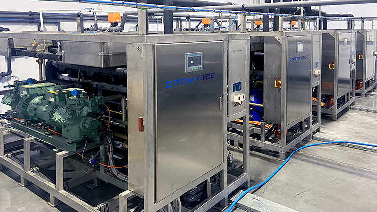 Land-based units of OptimICE BP-140 slurry machines